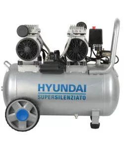 Compressore aria silenziato hyundai 50l 2hp